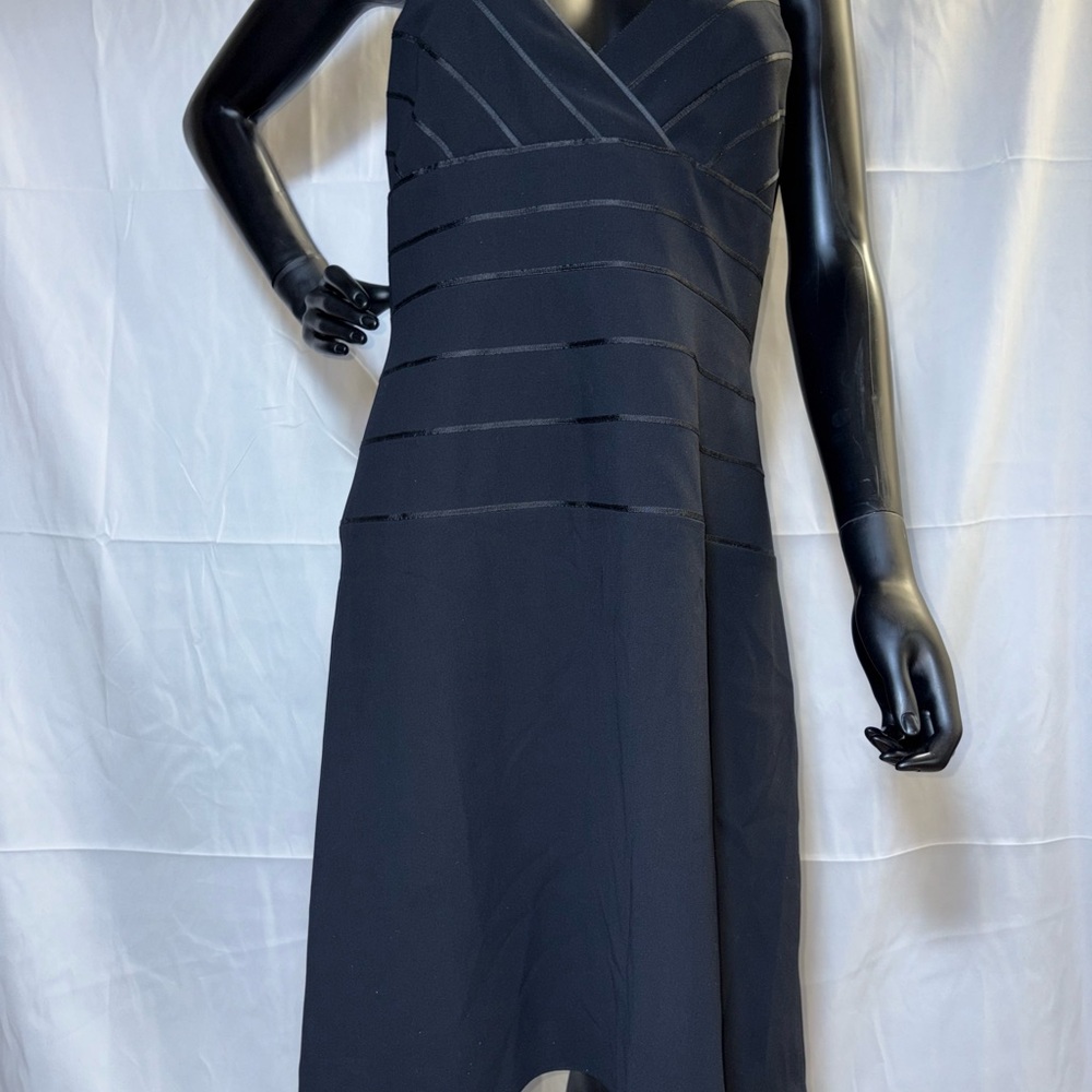 Jones New York Black Long Sleeve Dress